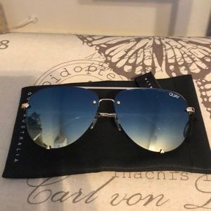 Quay High Key Rimless Sunglasses